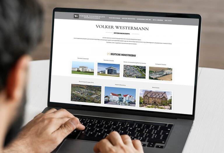 Neue Homepage VOLKER WESTERMANN Unternehmensgruppe Lippstadt jetzt online
